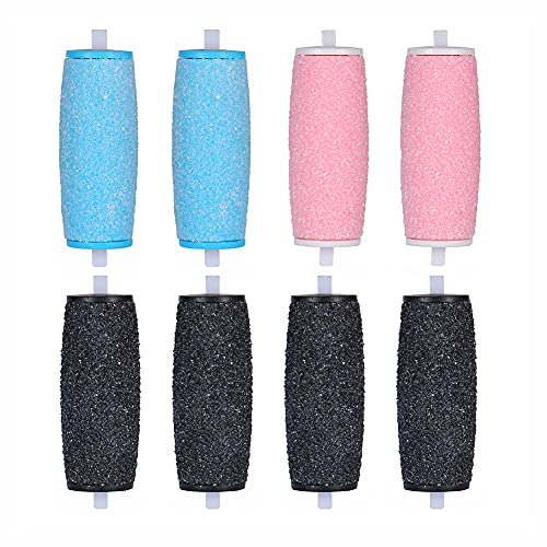 8Pcs Replacement Rollers Heads Refills, Extra Rough Hard Skin Remover Accessories