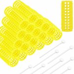 24 Pcs Brush Hair Rollers Mesh Hair Rollers Hair Curlers Roller with Roller Pins for Women Girls Hair Barber Hairdressing Tools Hairstyle Supplie