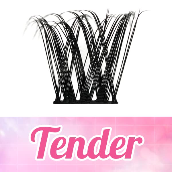 Lash Clusters, 72 Pcs Individual Cluster Lashes DIY Lash Extension 8-16mm Eyelash Clusters Volume Wispy Lashes Super Thin Band Reusable Soft & Co