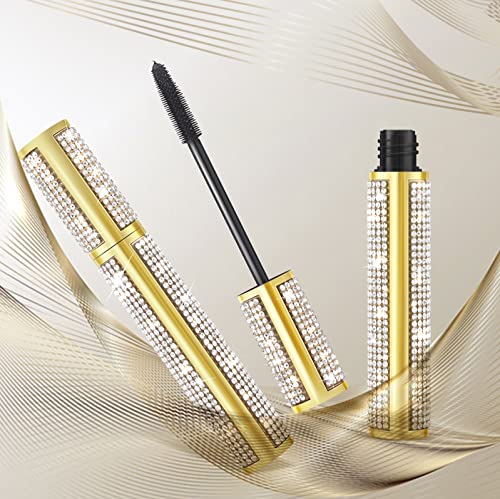 ONLYOILY 4D Silk Fiber Lash Mascara for Longer, Thicker, Voluminous Eyelashes,Natural Smudge-Proof Waterproof Clear Vegan Mascara, All Day Exquis