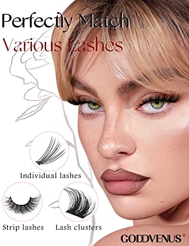 Lash Glue Eyelash Bond and Seal Waterproof Cluster Lash Glue, Lash Bond and Seal for Eyelashes Extensions 48h Long Lasting Lashes Glue for DIY Fa