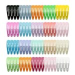 JeoPoom Hair Clips[80 Pcs ],Kids Non-Slip Metal Barrettes Cute Hair Barrettes Grils Hair Accessories,for Baby Girls Toddlers Kids Women Accessori