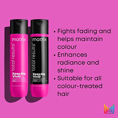 Matrix | Keep Me Vivid | Cleansing Shampoo and Conditioner to Protect Fast-Fading Colour for Colour Treated Hair, Total Results, Duo Set