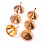 Perfume Funnel Set Gold Metal Small Funnel for Refilling Empty Perfume Bottles and Atomizers (1 pcs)