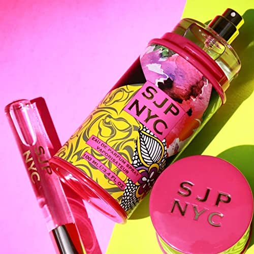 SJP NYC Gift Set For Women-Adventurous, Enticing Fragrance-Cocktail Of Floral, Fruity, And Musky Notes-Contains Perfume Spray 100 ml And Mini Rol