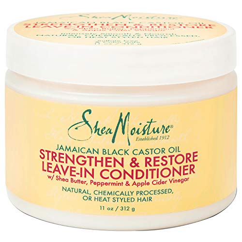 Sheamoisture Strengthen & Restore Leave-In Conditioner Jamaican Black Castor Oil, 340 ml