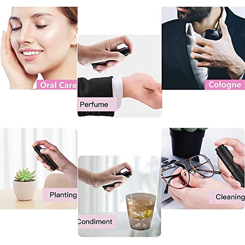 Perfume Atomiser, 8ml Travel Perfume Atomiser Refillable Mini Aftershave Empty Spray Bottle Small Perfume Atomizer Pods Portable Fragrance Contai