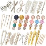 KEYRI 30 Pcs Pearl Hair Clips Hair Accessories for Women Hair Barrettes Headwear Styling Tools Makeup Hair Clips Women Curl Pin Clips for Bangs S