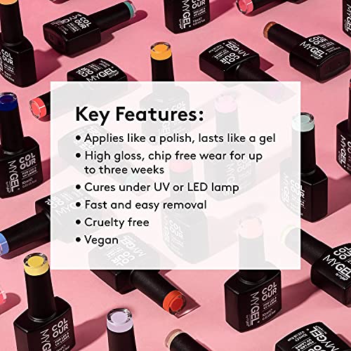 MYGEL by Mylee Gel Nail Polish Duo Colour Set 2x10ml - UV/LED Soak-Off Nail Art Manicure Pedicure for Professional, Salon & Home Use - Long Lasti