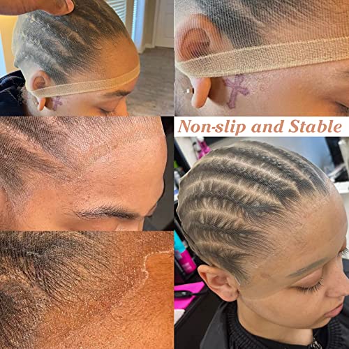 BEEOS SKINLIKE Real HD Wig Cap for Women, 10 PCS Ultra-thin Invisible and Breathable Stretchy Stocking Sheer Caps for Lace Front Wig