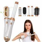 UKLISS Hair Dryer Brush Hot Air Brush, 2023 New Update 6 in 1 Air Styler with Hair Dryer Brush, Massage Hot Air Brush, Hairdryer, Hair Straighten