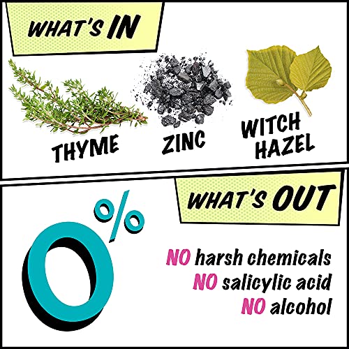 Simple Daily Skin Detox SOS Clearing with thyme, zinc, and witch hazel Booster long-lasting shine & blemish control 25ml - Packaging May Vary