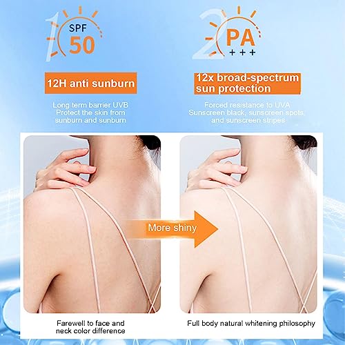 Spf50 Suntan Lotion Spray - Broad Spectrum Waterproof Sunscreen | Sun Screen Protector for Face and Body, Uva/Uvb Sun Protection Sport Spray on S