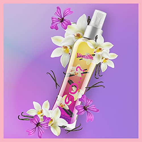 So…? Summer Escapes, Body Mist by So…? & Unique Womens Gift Sets Bundle, Body Mist Fragrance Spray (4x50ml) Pack of 3