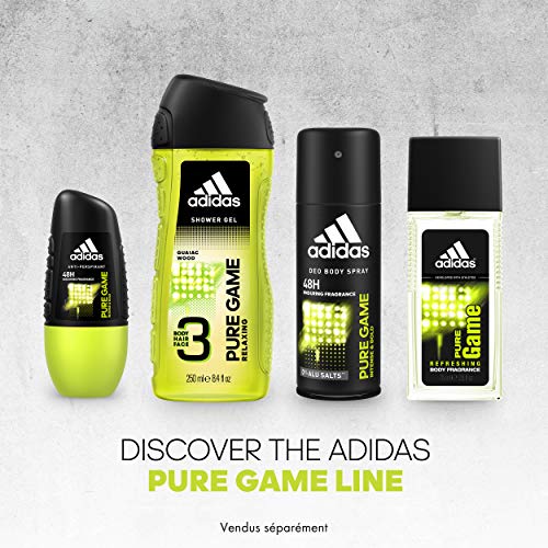 adidas Pure Game Deos Body Spray for Men 6 x 150 ml