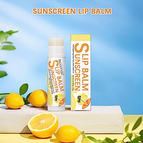 Chapstick with SPF 30 - Bum Sun SPF30 Lip Sunscreen | Travel Size Sunscreen for Lips,Soothes, and Moisturizes Lips, Sun Protection Lip Care Dosul