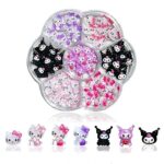 77 Pcs Nail Charms,Hello Kitty Nail Charms,3D Nail Charms Nail Decorations for Nail Art（Style 1）