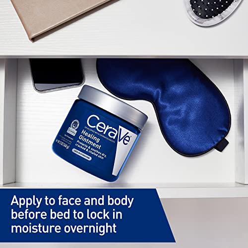 CeraVe 590101 Healing Ointment with Petrolatum Ceramides for Protecting and Soothing Cracked, 12 oz