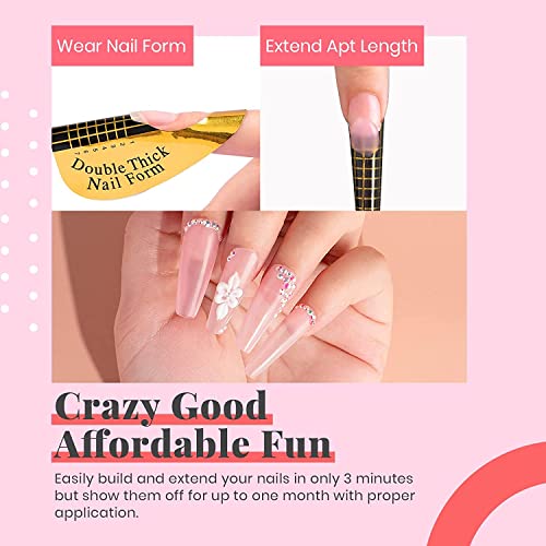 Beetles Gel Nail Polish Builder Nail Gel 5 in 1 Builder Strengthener Gel Clear Builder Nail Gel Color Hard Gel Builder Extension Nail Gel Gifts f