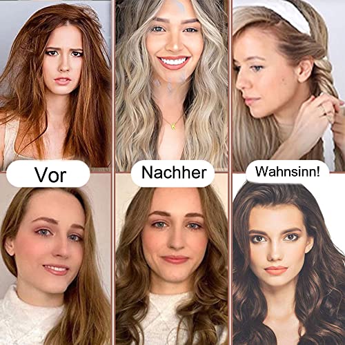 Heatless Curlers Headband,6pcs Heatless Hair Curlers, Heatless Curls,Hair Curler No Heat, Overnight Sleeping Self Grip Hair Roller Waves with Hai