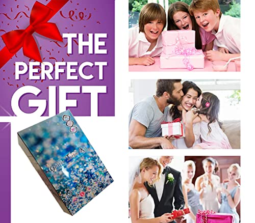 Glitter Tattoos Kit,Glitter Temporary Tattoo Set for Adult Kids,24 Colors Glitter Tattoos Kit,187 Stencils,Flash Body Nail Glitter Art Paint Make