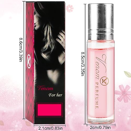 Pheromone perfume, 3pcs Venom pheromone perfume, Pheromone Perfume For Women, Venom Scents Pheromones for Women, Pheromones Perfume For Her, Roll