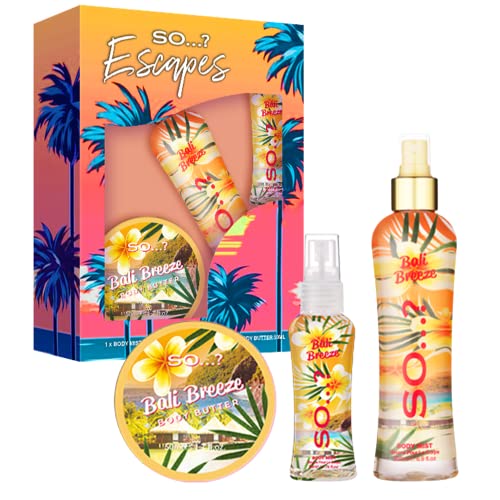 So…? Escapes Ibiza Dream Womens Dream Girl Body Mist & Body Butter Fragrance Gift Set