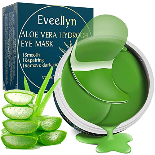 Eveellyn Under Eye Patches, Collagen Under Eye Masks 30 Pair, Eye Masks for Puffy Eyes, Dark Circles, Eye Bags, Improve Lines and Wrinkles Eye Ca