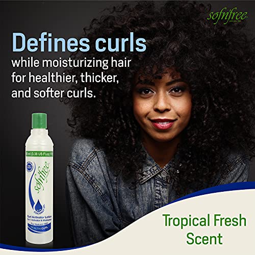 Sofn Moisturizer & Curl Activator for Natural Hair, Soft Curls, and Waves 11.83 fl oz / 350ml (1 Pack)