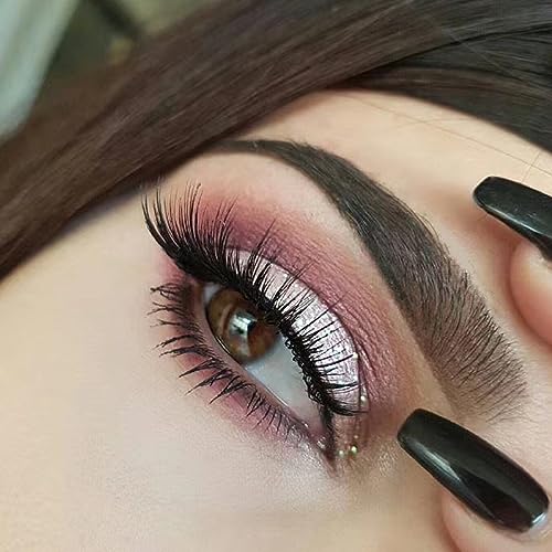 Lash Tint Black Kit - Eyelash & Eyebrow Dye Set - Volume Lashes and Full Brows Last Up to 4 weeks - Fast & Easy to Use - Semi-Permanent Black Dye