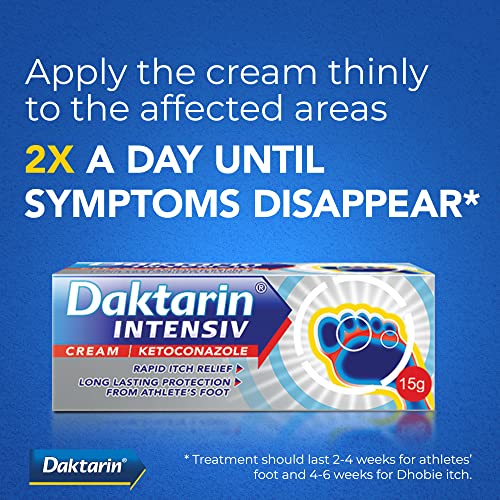 Daktarin Intensiv Athlete's Foot Cream 15g