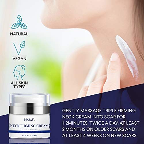 HSBCC Neck Firming Cream, Neck Cream, Anti Wrinkle Cream, Double Chin Reducer Cream, Skin Tightening and Crepe Skin Repair Cream