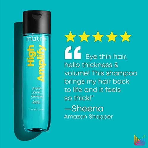Matrix | High Amplify | Volume Shampoo to Volumise Fine, Flat Hair, Total Results