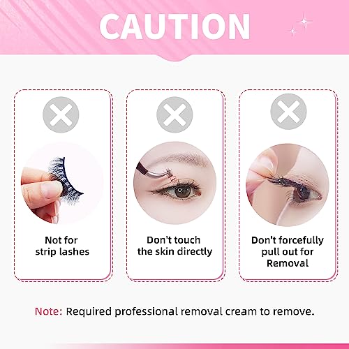 Sensitive Glue for DIY Lash Extension Self Application Hypoallergenic Cluster Lash Adhesive Black, 1s Fast Dry and Extra Strong Eyelash Adhesive,