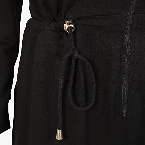 Bronzie Chelsea Black Jumpsuit After Tan Garment for Tan Protection Small/Medium