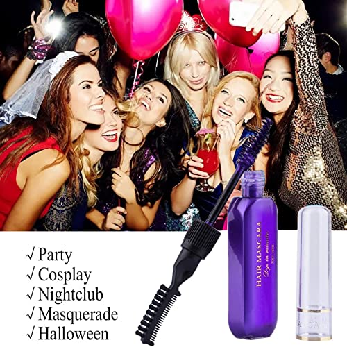 Hair Chalks For Girls,Hair Chalk,Temporary Hair Colour Spray, Hair Mascara,Coloured Hairspray For Kids,Wash In Wash Out Hair Colour,Wash Out Hair