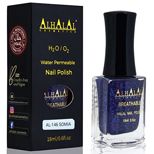 Halal Nail Polish - Nail Varnish Polish Soak Off Gel Nail Paint Art Polish - Water Permeable Red White Nail Enamel- Glossy Halal Gel Nail Polish
