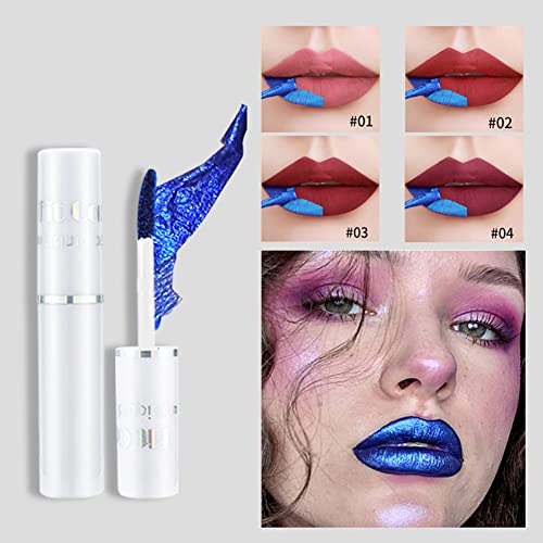 Peel Off Lip Stain Lip Tint, Tattoo Colour Lip Gloss, Matte Lip Gloss Long Lasting Waterproof Liquid Lipstick, Non-Stick Cup Lip Tint Tear-Off Li