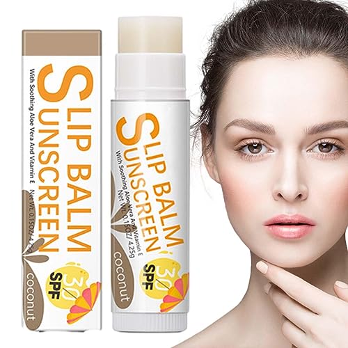 Chapstick with SPF 30 - Bum Sun SPF30 Lip Sunscreen | Travel Size Sunscreen for Lips,Soothes, and Moisturizes Lips, Sun Protection Lip Care Dosul