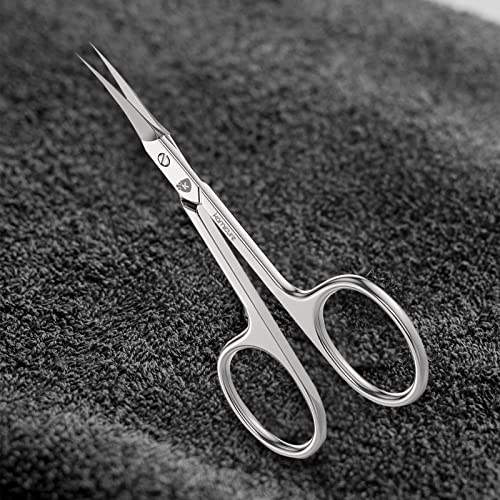 KAMICURE | Extra Fine Curved Cuticle Scissors for Men Women - Multi Purpose Small Manicure Scissors, Pedicure, Finger & Toe Nail Cuticle Scissors