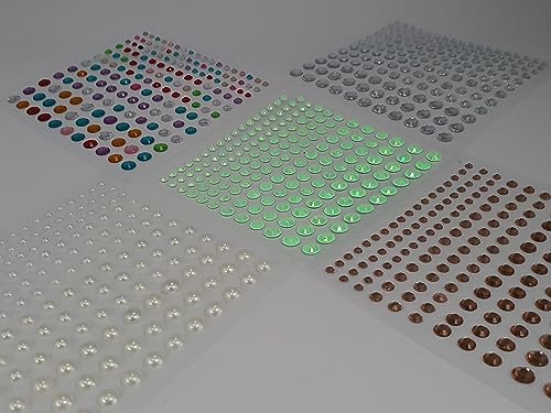 Rhinestone Face Gems Stickers, 5 Sheets for Eyes Face Body Nail, Rhinetone Face Gems, Nail gems, Nail Gems Rhinestone, Face Jewels Rhinestone for