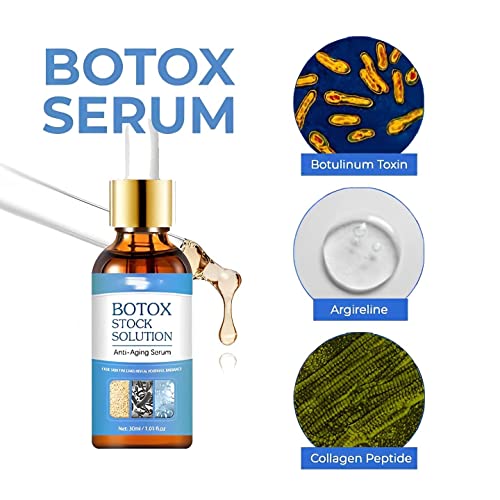 Botox Face Serum, Botox Stock Solution Anti Aging Serum, Collagen Boost Anti-Aging Serum, Botox Anti-Aging Serum Firming Fine Lines, Face Lift An