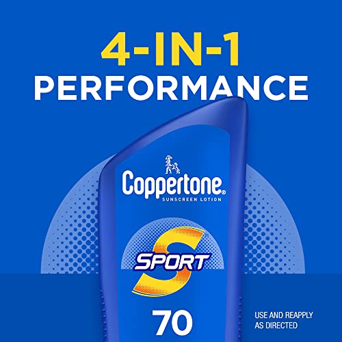 Coppertone SPORT Sunscreen Lotion Broad Spectrum SPF 70 (7-Fluid-Ounce)