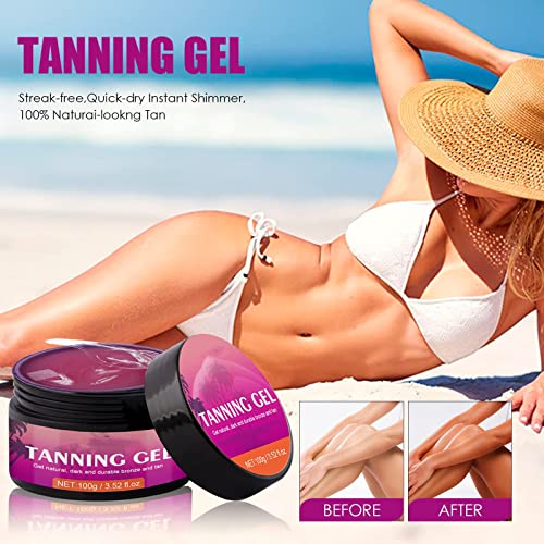 Extreme Dark Intensive Tanning Luxe Gel,Extreme Dark Intensive Tanning,Peachapple Tanning Gel,Intensive Soft Brown Tanning Accelerator Cream,Achi