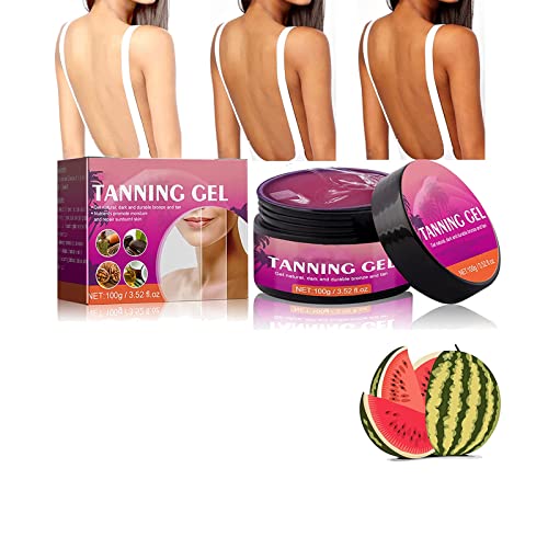 Extreme Dark Intensive Tanning Luxe Gel, Peach/Watermelon Tanning Gel, Tanning Accelerator Lotion, Intensive Tanning Luxe Cream, Dark Tanning Gel