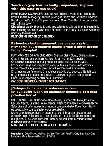 Cover Your Gray Instant Touch Up Stick JET BLACK