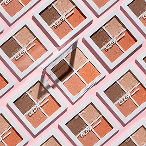 Collection Cosmetics Glow Face Palette, Bronzer, Blusher and Highlighter All in One, 7.2 g