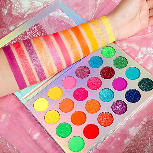 GlitzyGurl Neon Glitter Eye Shadow Palette