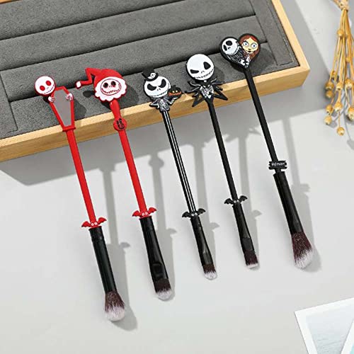 COSHINE The Nightmare Before Christmas Makeup Brushes, Coshine 5pcs Corpse Bride Anime Makeup Brush Set