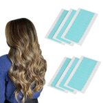 Hair Extension Tape Double Sided Adhesive 120 PCS Hair Extension Tape Tabs Double Sided Water Proof Adhesive Tape 4cm*0.8cm Hair Green